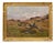 Clovis Frédérick Terraire, Landscape with Young Shepherdess, 20th Century, Oil Painting on Canvas, Framed For Sale