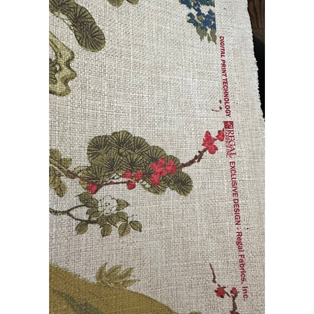 Zen Snow is a pretty Asian chinoiserie toile printed fabric from Regal. This luxuriously printed fabric is a statement...