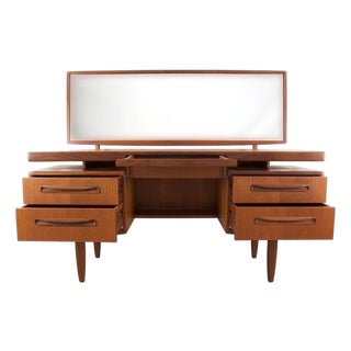 G-Plan "Fresco" Dressing Table or Desk by Victor Wilkins, English, Ca. 1960 For Sale
