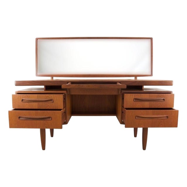 G-Plan "Fresco" Dressing Table or Desk by Victor Wilkins, English, Ca. 1960 For Sale