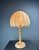 Beige Pine Palm Table Mushroom Lamp from Temde, Switzerland, 1970s For Sale - Image 8 of 13