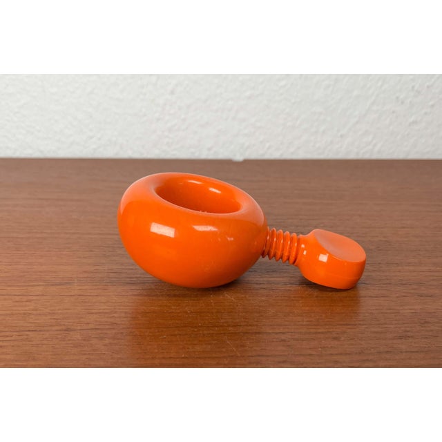 Mid-Century Modern Mid-Century Modern Space Age Danish Orange Plastic Nutcracker from Dana Plast, 1960s For Sale - Image 3 of 18