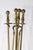 Metal Mid 20th Century Colonial Revival Brass Fireplace 5 Pc. Tool Set For Sale - Image 7 of 7