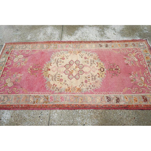 Galerie Shabab Collection Early 20th Century Turkish Oushak Rug For Sale - Image 4 of 6