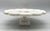 Ceramic Vintage Limoges France Porcelain Pedestal Cake Stand With Matching Server – Gilt Scalloped Edge For Sale - Image 7 of 16