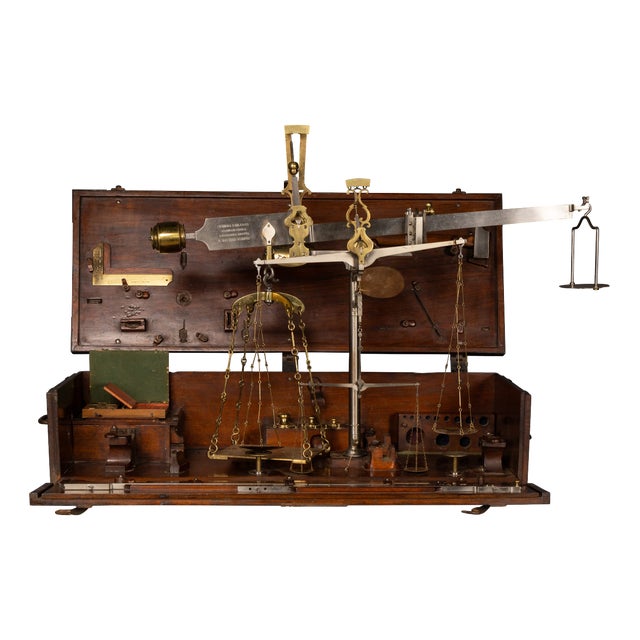 Antique Italian Balance Scales from Decker, Turin, Italy, 1870s For Sale