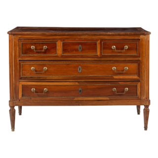French Directoire / Louis XVI Period Walnut Commode For Sale