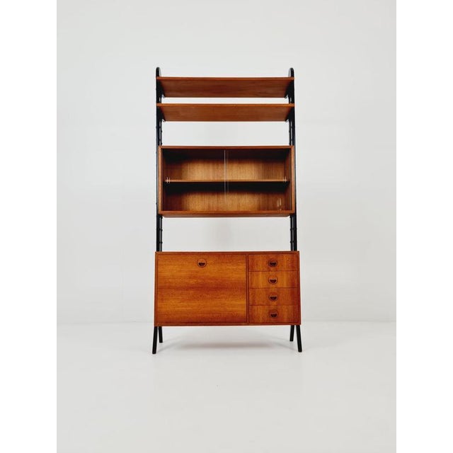Mid-Century Danish Freestanding Bookshelf System in Teak by Bengt Ruda, 1960s For Sale - Image 3 of 18