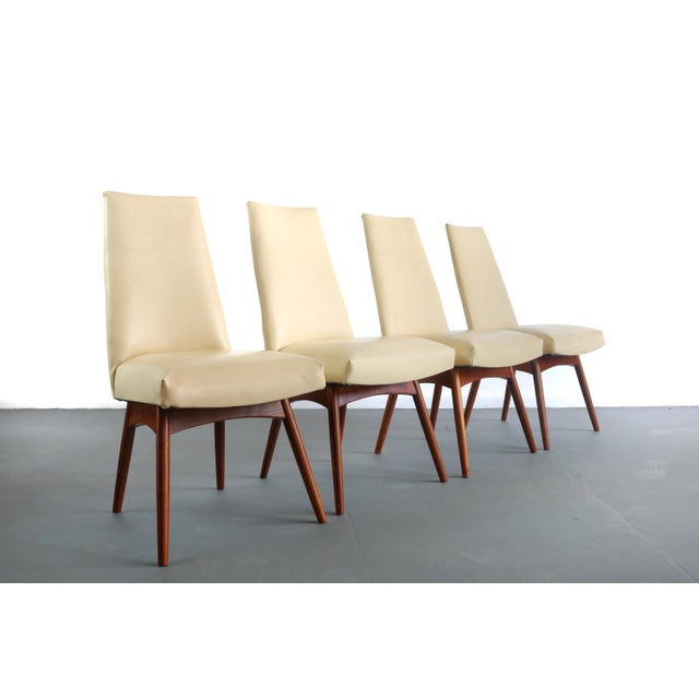 Wood Adrian Pearsall Model 1613-C Dining Chairs for Craft Associates - Set of 4 For Sale - Image 7 of 7