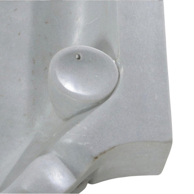 2000 - 2009 Stunning Extra Large Carved Marble Sink For Sale - Image 5 of 5