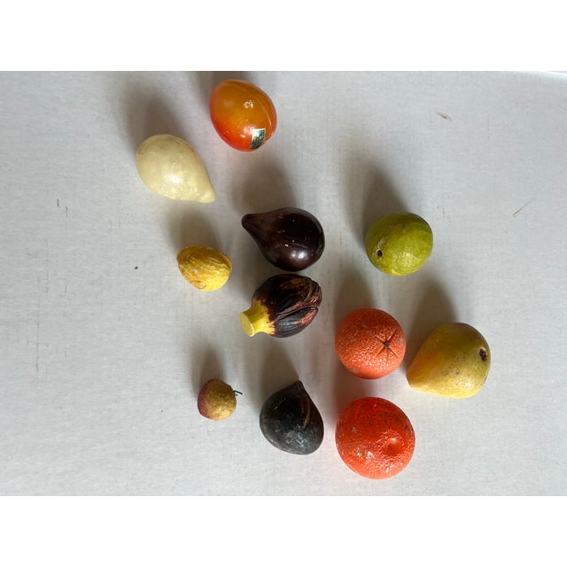 English Vintage Stone Fruit- 11 Pieces For Sale - Image 3 of 9