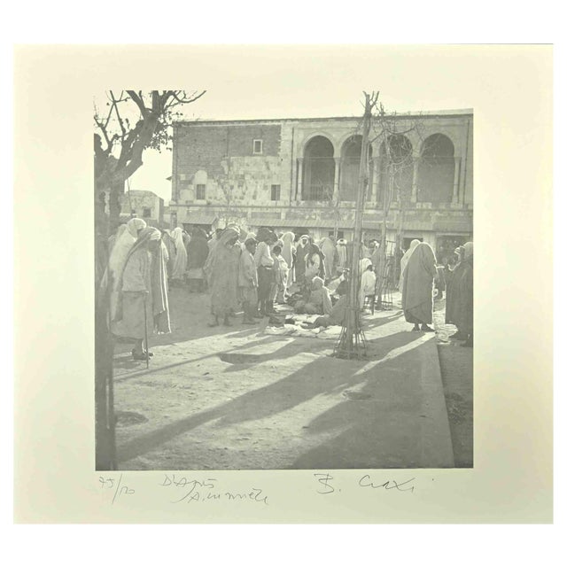 Bettino Craxi, Tunisian, Photolithograph, 1996 For Sale