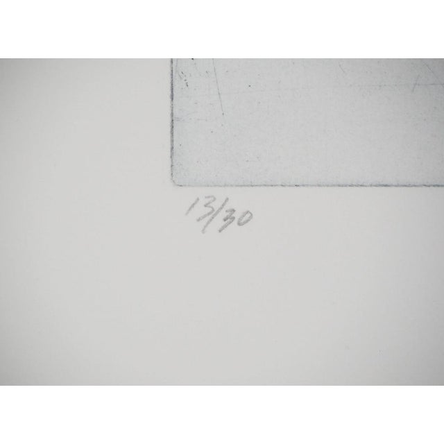 Sheigla Hartman, Waiting for the Sun to Rise, Original Etching For Sale - Image 6 of 9