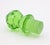 Traditional Vintage Green Glass Bottle Stopper For Sale - Image 3 of 3
