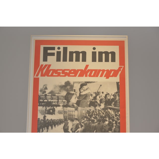 Film Poster, Film im Klassenkampf (Film in Class Struggle), Leipzig, Germany, 1973 For Sale - Image 4 of 7