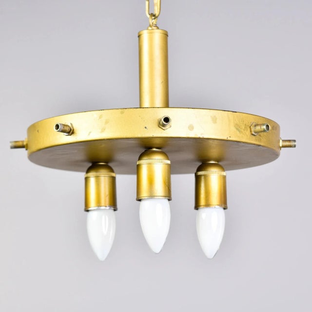 Transparent Vintage Mazzega Murano Glass Pendant For Sale - Image 8 of 12