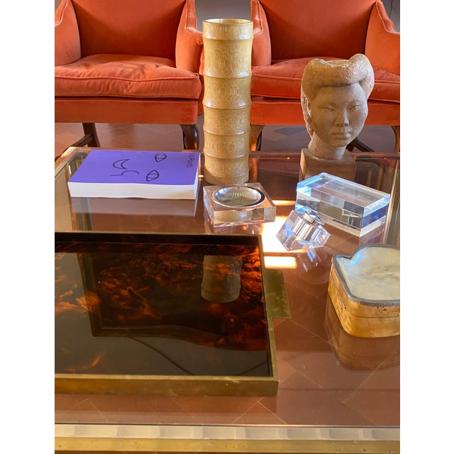 Brown Hollywood Regency Bamboo Vase, 1970 For Sale - Image 8 of 18