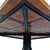 Brown Square 49.5 Inch Danish Teak Butcher Block Coffee Table on Black Iron Base For Sale - Image 8 of 17