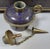 Late 19th Century Chinese Qing Cloisonné Opium Tray With Original Burner, Foo Dog Covers & Six Dishes For Sale In Raleigh - Image 6 of 11