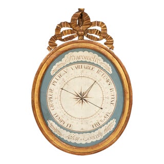 Louis XVI Giltwood Barometer For Sale