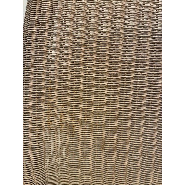 Lloyd Loom Woven Dining Chairs With Custom Kravet Cushions-Set of 4 For Sale - Image 16 of 18