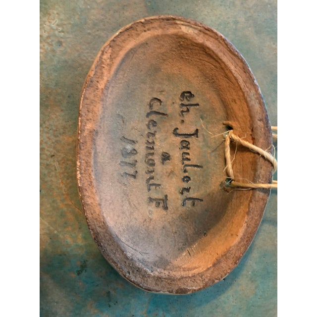 Late 19th Century Faience Decorative Plate For Sale - Image 4 of 10