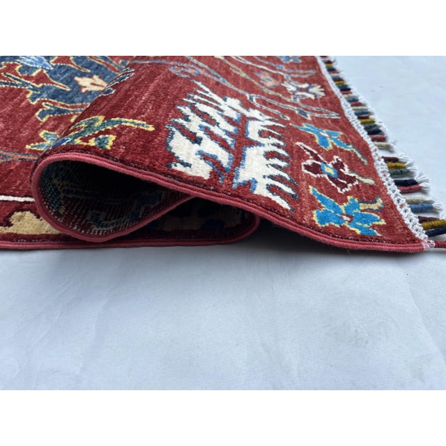 Hand-Knotted Bidjar Runner Rug 2'8" X 9'6" For Sale - Image 9 of 11