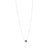 Gemstone Toi Et Moi Pear Cut Blue Sapphire & Diamond Pendant Necklace in 14k White Gold For Sale - Image 7 of 15