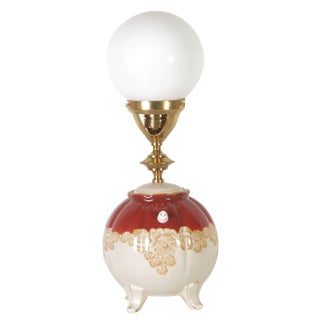 Art Nouveau Ceramic Table Lamp, 1920s For Sale