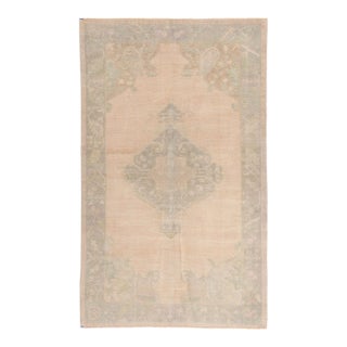 Vintage Turkish Oushak Rug, 05'08 X 09'03 For Sale