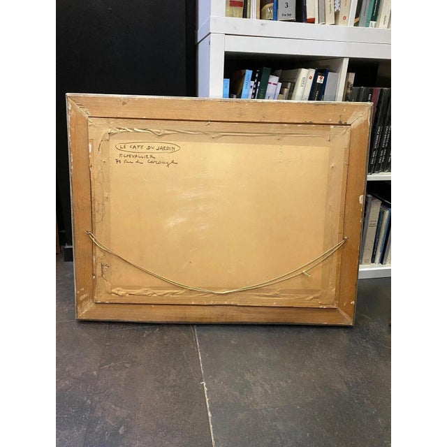 Work on wood sold with frame Total size with frame 80x62 cm Paul Chevallier is a French artist from the 19th to 20th...