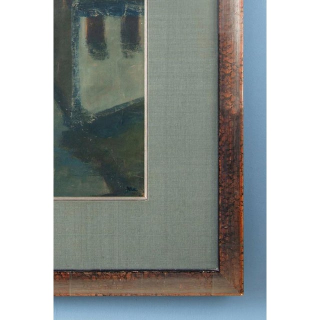 Belgian School, Coastal Village, 1940, Watercolour on Paper, Framed For Sale - Image 8 of 10