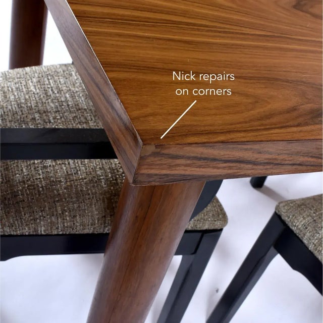 Long and Narrow Modern Minimalist Rosewood Dining Table For Sale - Image 12 of 13