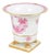 Porcelain Flower Pot with Pink Indian Basket Decoration from Herend, 1940s For Sale