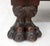 Fine Carved Mahogany Claw Feet Glass Shelved Bookcase Display Cabinet Stunning