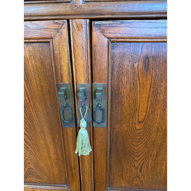 Wood Vintage Chinoiserie Carved Chest For Sale - Image 7 of 18