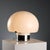 White Vintage Mushroom-Shaped Table Lamp in Plastic, 1970s For Sale - Image 8 of 8
