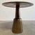 Mid-Century Modern Bistro Table or Entry Table in Aged Brass Finish For Sale - Image 3 of 10