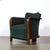Pair of Art Deco Walnut Armchairs in Eucalyptus Mohair Velvet W/ Nickel Sabots For Sale - Image 17 of 18