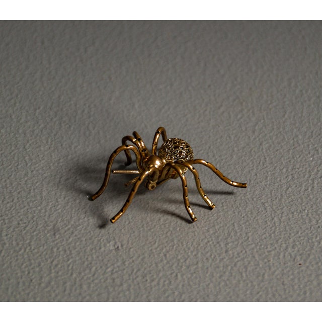 Brass Spider and Fly, 1940s, Set of 2 For Sale - Image 12 of 18