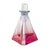 Pink Vintage Triangular Glass Carafe, 1970s For Sale - Image 8 of 8