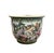 Chinoiserie Vintage Chinese Chinoiserie Hand Painted Famille Rose Cachepot / Cache Pot / Jardinere/ Fishbowl Planter With Peacock Motif and Moriage Beading For Sale - Image 3 of 11