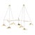 Monumental Daniel Becker 'Emily 7' Chandelier in Brass With Oak for Moss Objects For Sale - Image 12 of 12