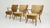 Set Of Three Mid Century Modern Upholstered Armchairs For Sale - Image 10 of 12