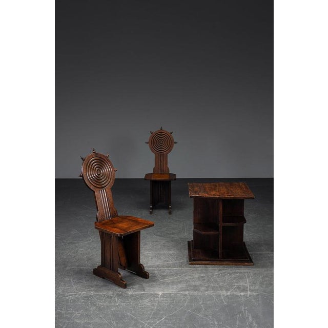 Art Deco Chair from Charles Dudouyt, France For Sale - Image 12 of 16