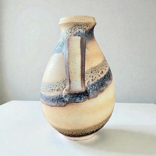 Mid-Century Modern Mid-Century Model 671-30 Fat Lava Jug in Brown Ceramic from Scheurich Keramik, 1960s For Sale - Image 3 of 8