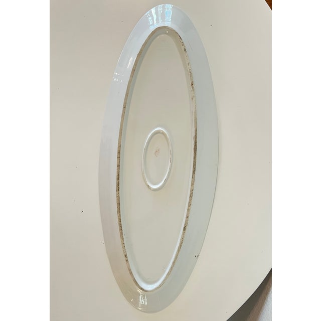 Early 20th Century Karlsbad Haviland & Co. Hand-Painted Fish Platter For Sale - Image 5 of 6