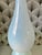 Glass Vintage Mid-Century Modern Italian Empoli White Opaline Glass Decanter Genie Bottle For Sale - Image 7 of 12