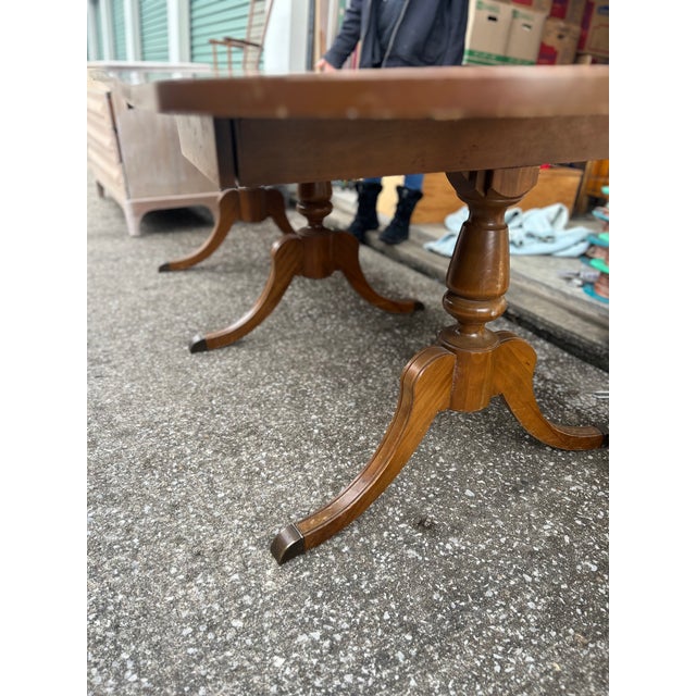 1950s Brickwede Brothers Mahogany Dining Table For Sale - Image 4 of 7