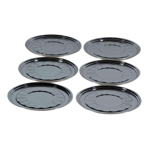 1980’s Vintage/New Silver Coasters- Set of 6